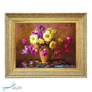 تابلوفرش گلدان رومیزی